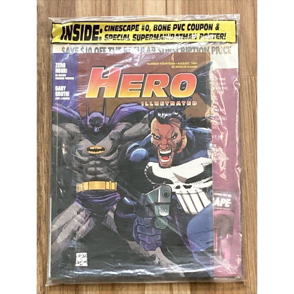 The Punisher / Batman: Hero Illustrated Comic Magazine No. 14 (1994) Cinescape 0